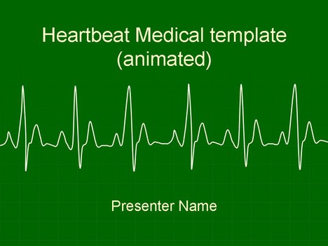 powerpoint templates medical. Heartbeat PowerPoint Template