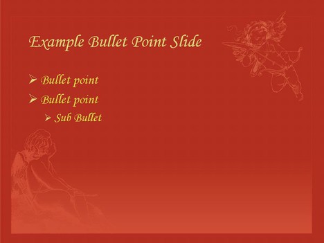 Powerpoint Slide Template on Inbuilt Slides