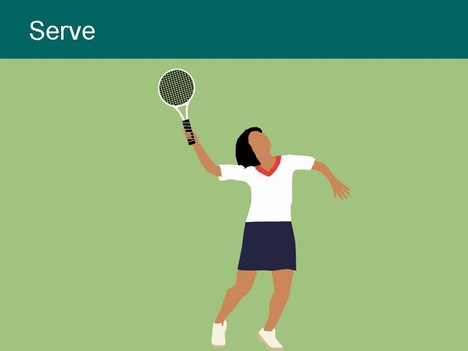 Tennis Players Clip Art PowerPoint Template slide2