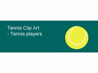 Tennis Players Clip Art PowerPoint Template slide4
