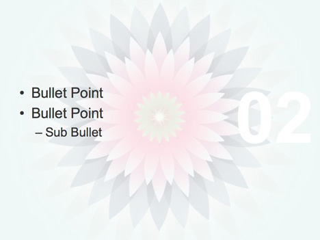 flower backgrounds for powerpoint. vector flowers template slide2