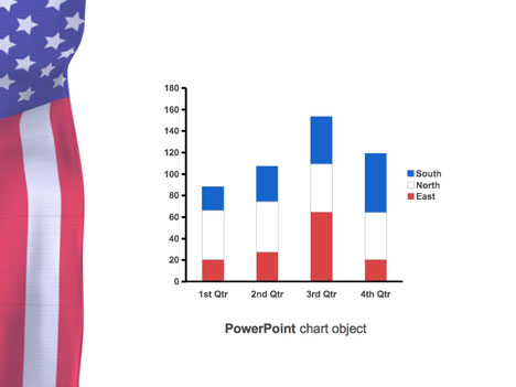 American flag PowerPoint template slide2