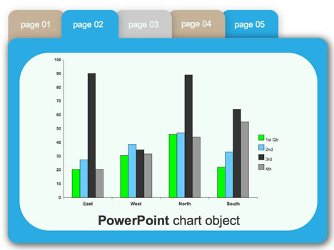 Index cards template slide2