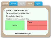 Index cards template slide4