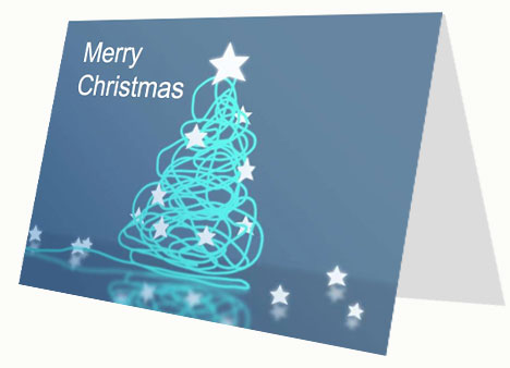   Corporate-Style Christmas Card PowerPoint Template slide2