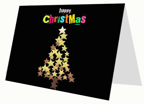Happy Christmas Card PowerPoint Template slide2