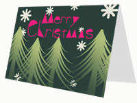 Modern Christmas Card