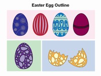 Cross Outlines Clip Art