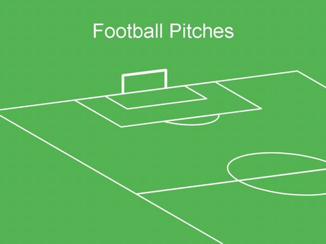 Cartoon Football Ground
