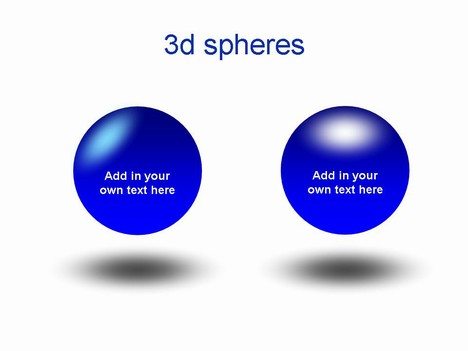 3d Shapes Clipart. 3d spheres in PowerPoint