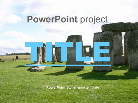 powerpoint templates medical. Stonehenge PowerPoint Template
