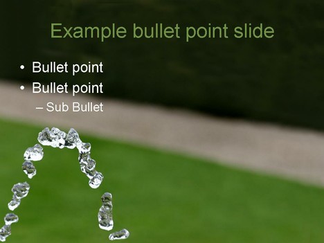 Download as Power Point (PPT) file. Cool Water PowerPoint Template slide2