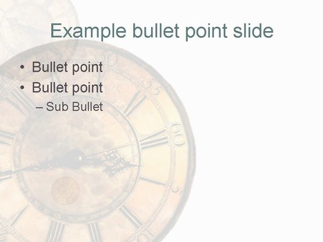 Clock Face PowerPoint Template slide2
