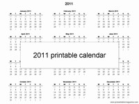 2011 Printable Calendar Template on Free 2011 Printable Calendar Template