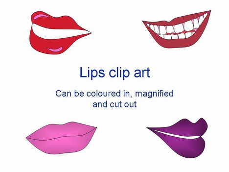 teeth smile clip art. Lips Clip Art PowerPoint