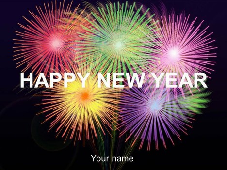 Happy New Year Template For Powerpoint - Download Free Apps