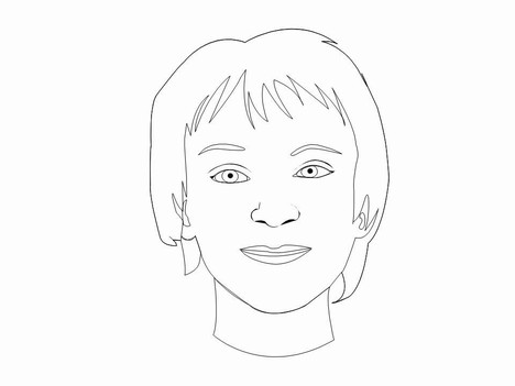 Face Outlines Template slide2