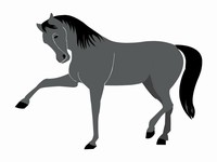 Horse Clip Art Template slide4