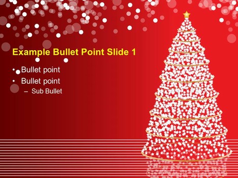 Christmas Tree Lights Template slide2