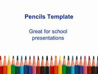 row of pencils