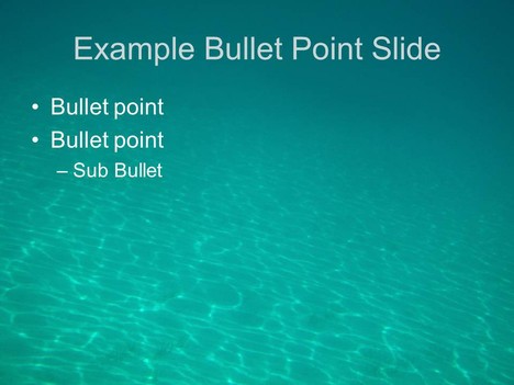 Deep Sea Template slide2