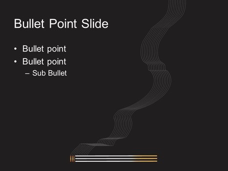 Lit Cigarette PowerPoint Template slide2