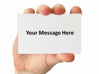 business card template
