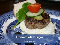 Home-made Burger Template