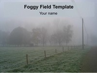 Foggy Field PowerPoint Template