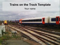 Trains on the Track Template