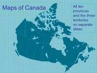 PowerPoint Maps of Canada Template