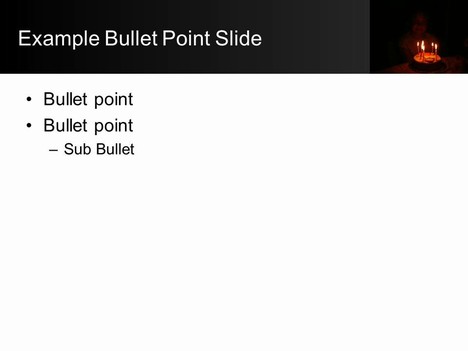 Candle Power Point Template