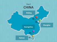 China Map Template