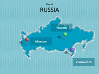 Map of Russia Template