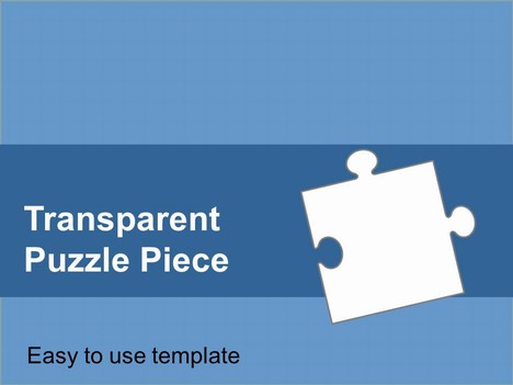 Powerpoint Puzzle Pieces on Here Is A Nice Simple Template Of A Single Puzzle Piece