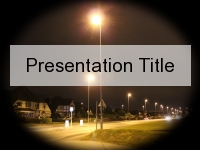 Streetlight PowerPoint Template thumbnail