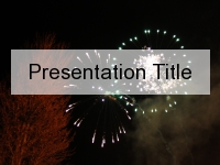 Fireworks PowerPoint Template thumbnail
