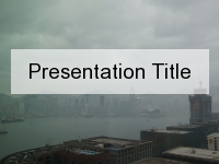 Kowloon Horizon PowerPoint Template thumbnail