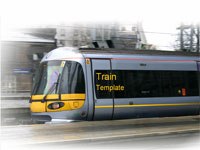 train powerpoint template