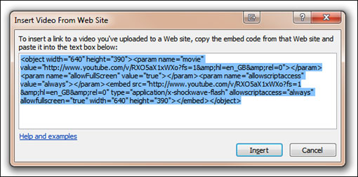 Figure-11 Embedded code