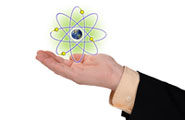 man holding a graphic in his hand