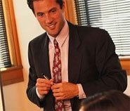photo of a good presenter