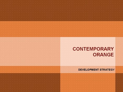 Contemporary Orange