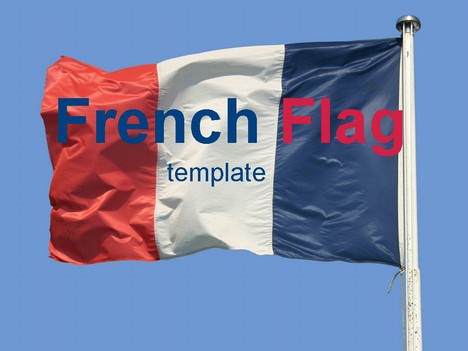 French Flag PowerPoint Template