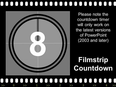 Filmstrip with Countdown