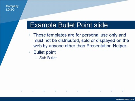 Corporate PowerPoint Template 2 inside page