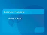 Business 1 PowerPoint Template thumbnail