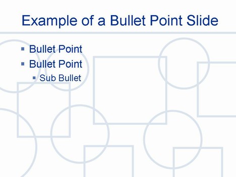 Lines and Circles Template inside page