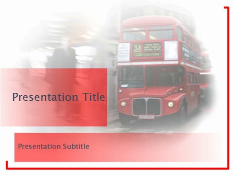 London Bus Template