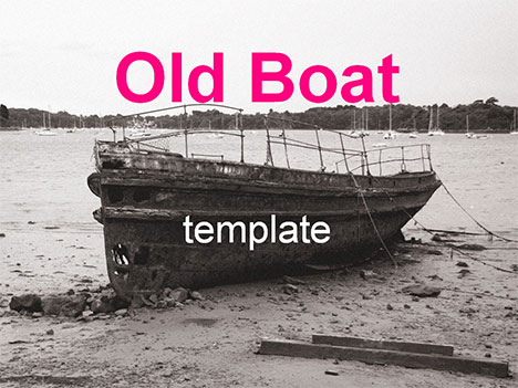 Old boat template